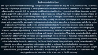 Proficiency Background Level of proficiency in senior high school students.pptx