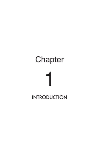 Chapter
1
introDuCtion
 