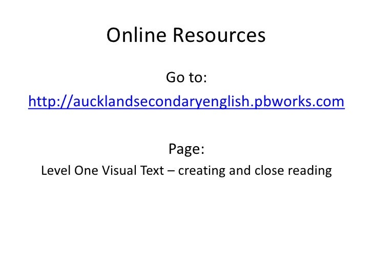 visual text