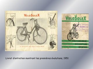 Livret d’entretien montrant les premières évolutions, 1951 
 