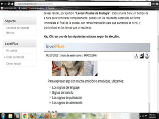 simulacro de lenguaje