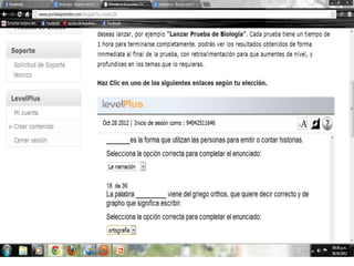 simulacro de lenguaje