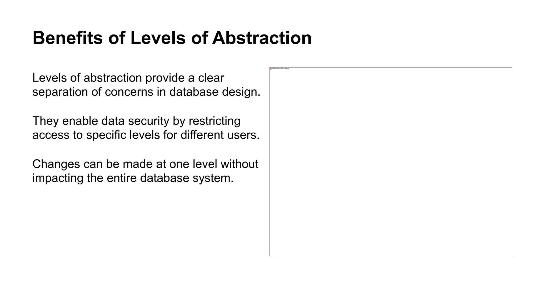 Levels of abstraction in database management system pptx