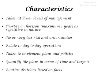 Levels of decision making | PPTX