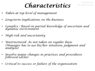 Levels of decision making | PPTX