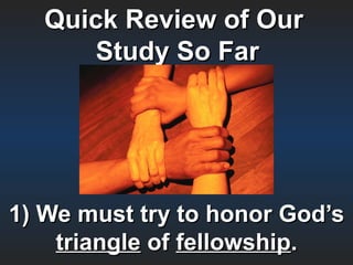 Levels of Fellowship | PPT