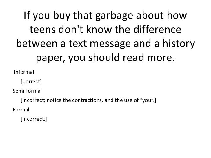 explain the difference between a formal and an informal essay explain the difference between a formal and an informal essay