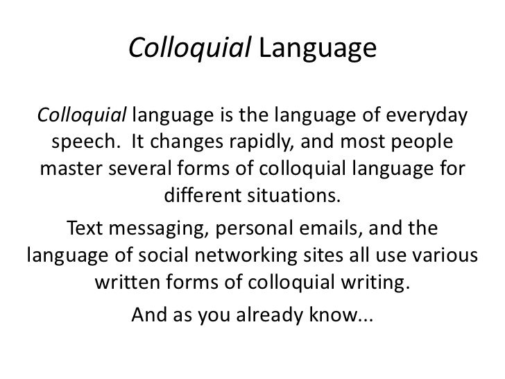 colloquy definition