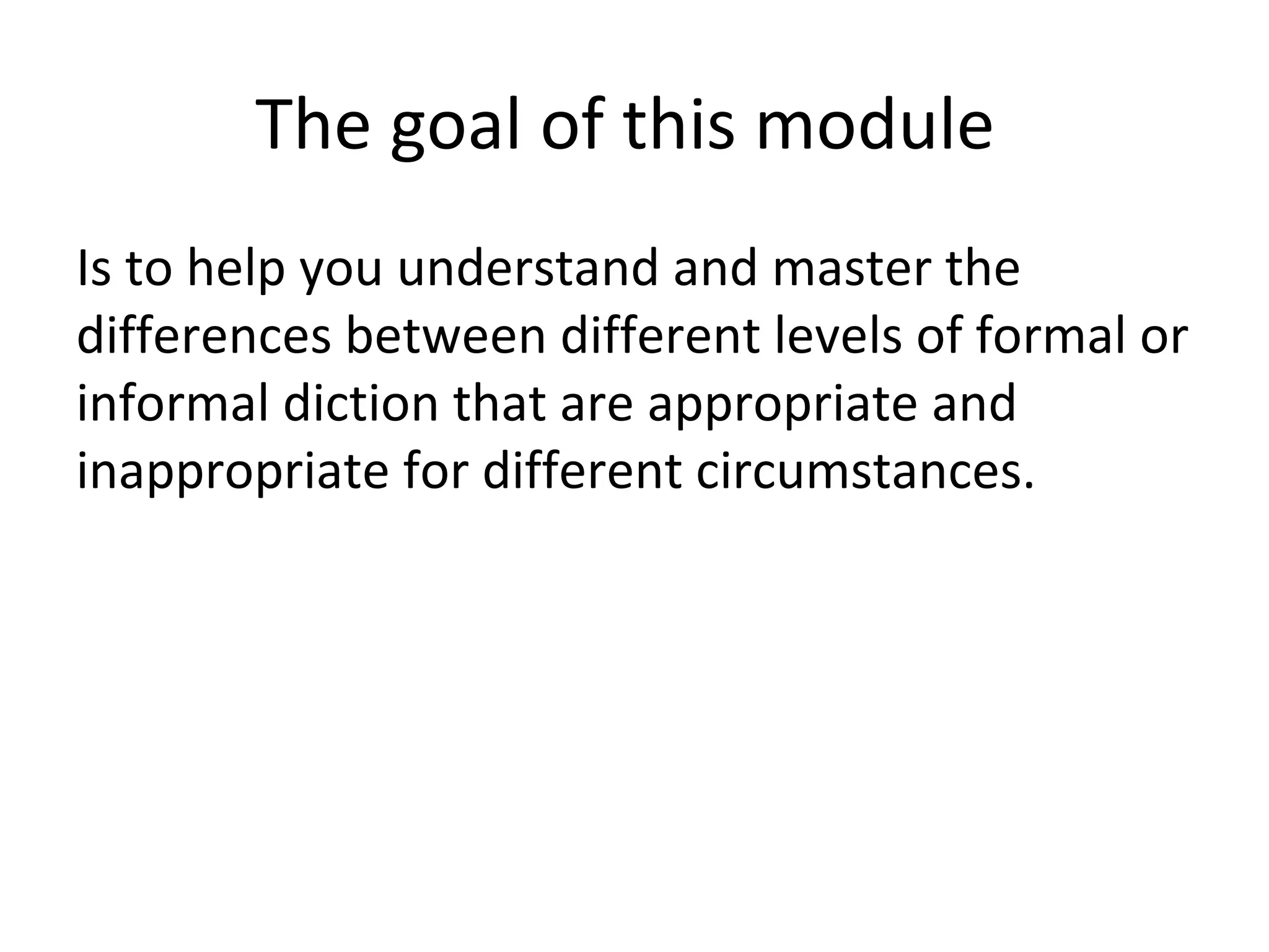 Levels of formality in writing3 | PPT