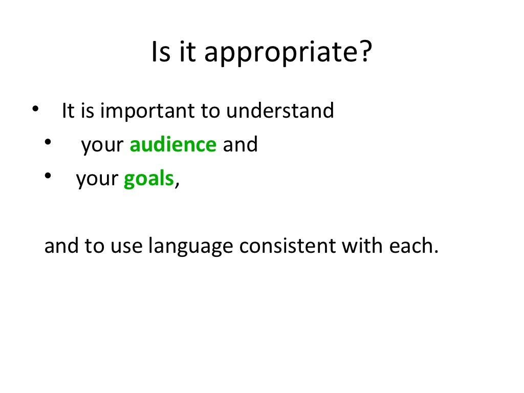 Levels of formality in writing3