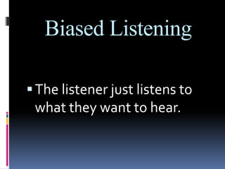 Levels of listening | PPTX
