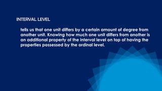 Source How Much Is One Unit LEVELS OF MEASUREMENT.pptx