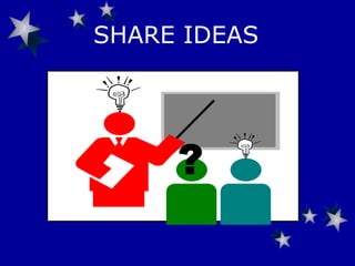 SHARE IDEAS ? 