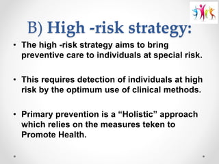 Levels of prevention Slide 20