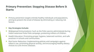 Levels of Prevention- Primary, Secondary and tertiary prevention..pptx