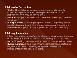 Comprehensive Overview of Levels of Prevention in Community Health ...