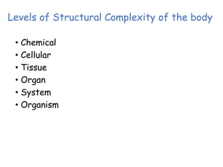 Structurally Complex Image Example Levels of Structural Complexity of the body.pptx