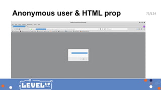 Anonymous user & HTML prop 75/124
 