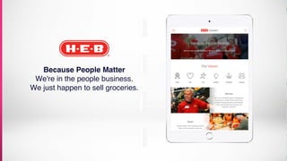 Because People Matter
We're in the people business.
We just happen to sell groceries.
 