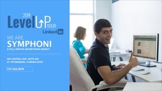 WE ARE
SYMPHONI
A FULL SERVICE ADVERTISING AGENCY
727.343.3970
!
449 CENTRAL AVE, SUITE 204
ST. PETERSBURG, FLORIDA 33701
 