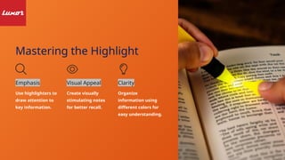 Level Up Your Note Taking The Art of Cute Highlighters.pptx