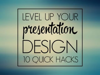 Level up your presentation design by @orsnemes