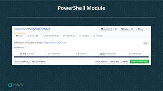 PowerShell Module
 