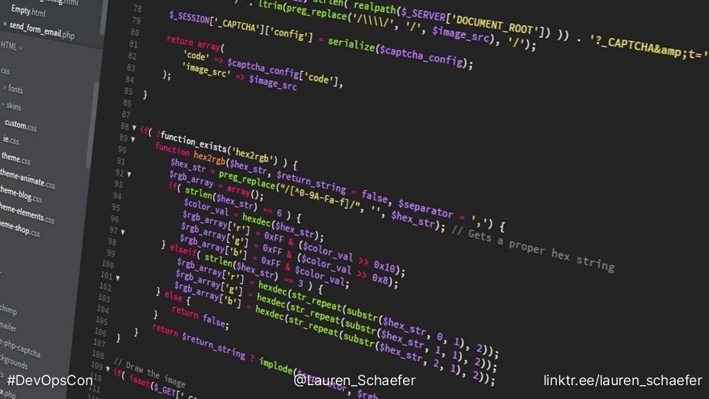 #DevOpsCon @Lauren_Schaefer linktr.ee/lauren_schaefer
 