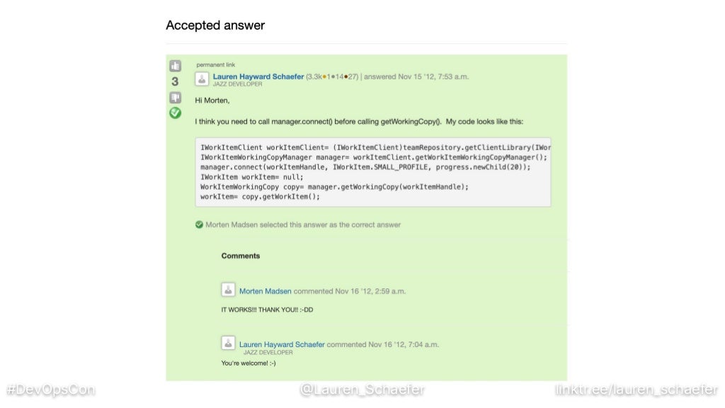 #DevOpsCon @Lauren_Schaefer linktr.ee/lauren_schaefer
 