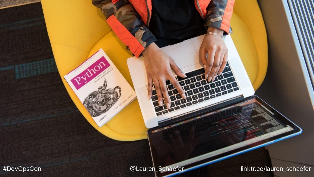 #DevOpsCon @Lauren_Schaefer linktr.ee/lauren_schaefer
 