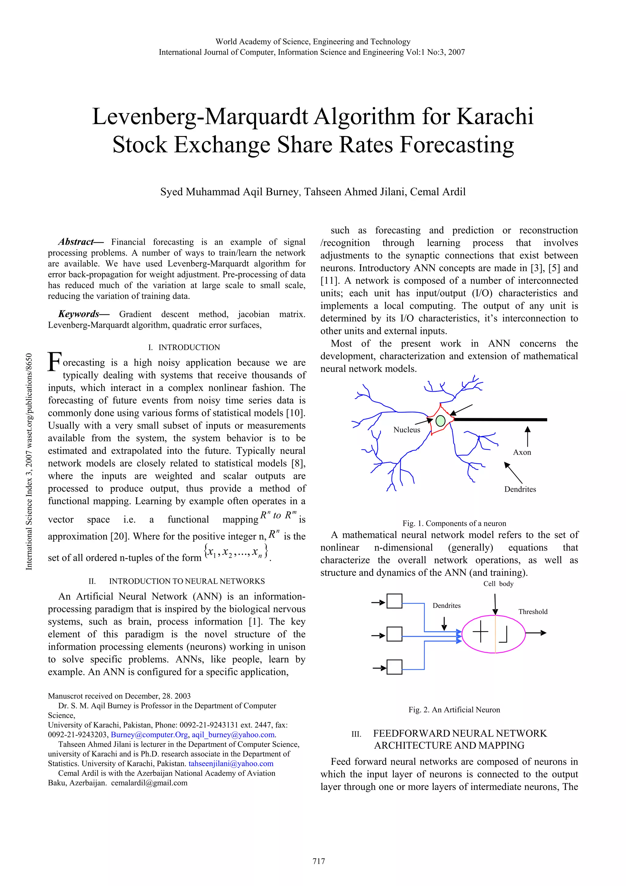 Levenberg marquardt-algorithm-for-karachi-stock-exchange-share-rates ...