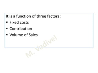 Analysis of Leverage and its types of leverage analysis. | PPTX