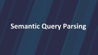 Semantic Query Parsing
 