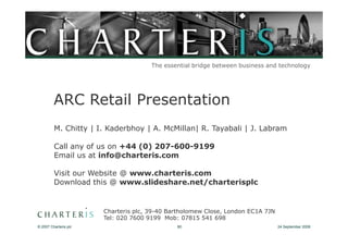 Leveraging Multichannel Assets - ARC Conference Presentation V1