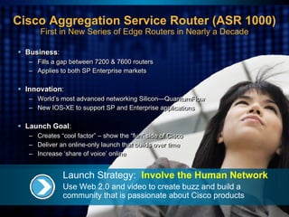 Building a Community with Social Media and Web 2.0 - A Cisco Product Launch Case Study