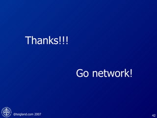 Go network! Thanks!!! 