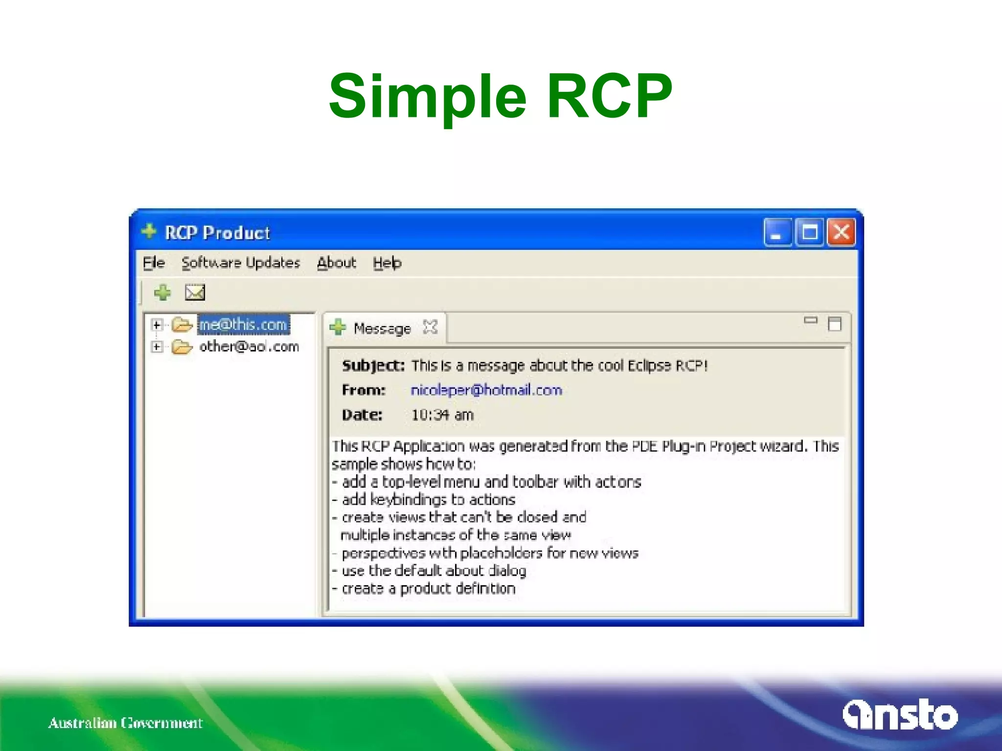 Simple RCP 
