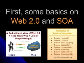 First, some basics on  Web 2.0  and  SOA 
