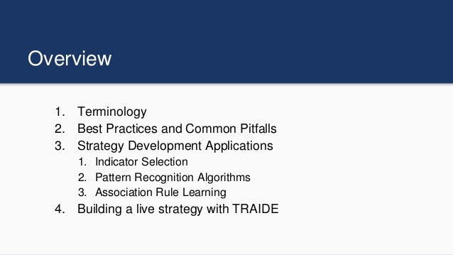 How to build algorithmic trading system