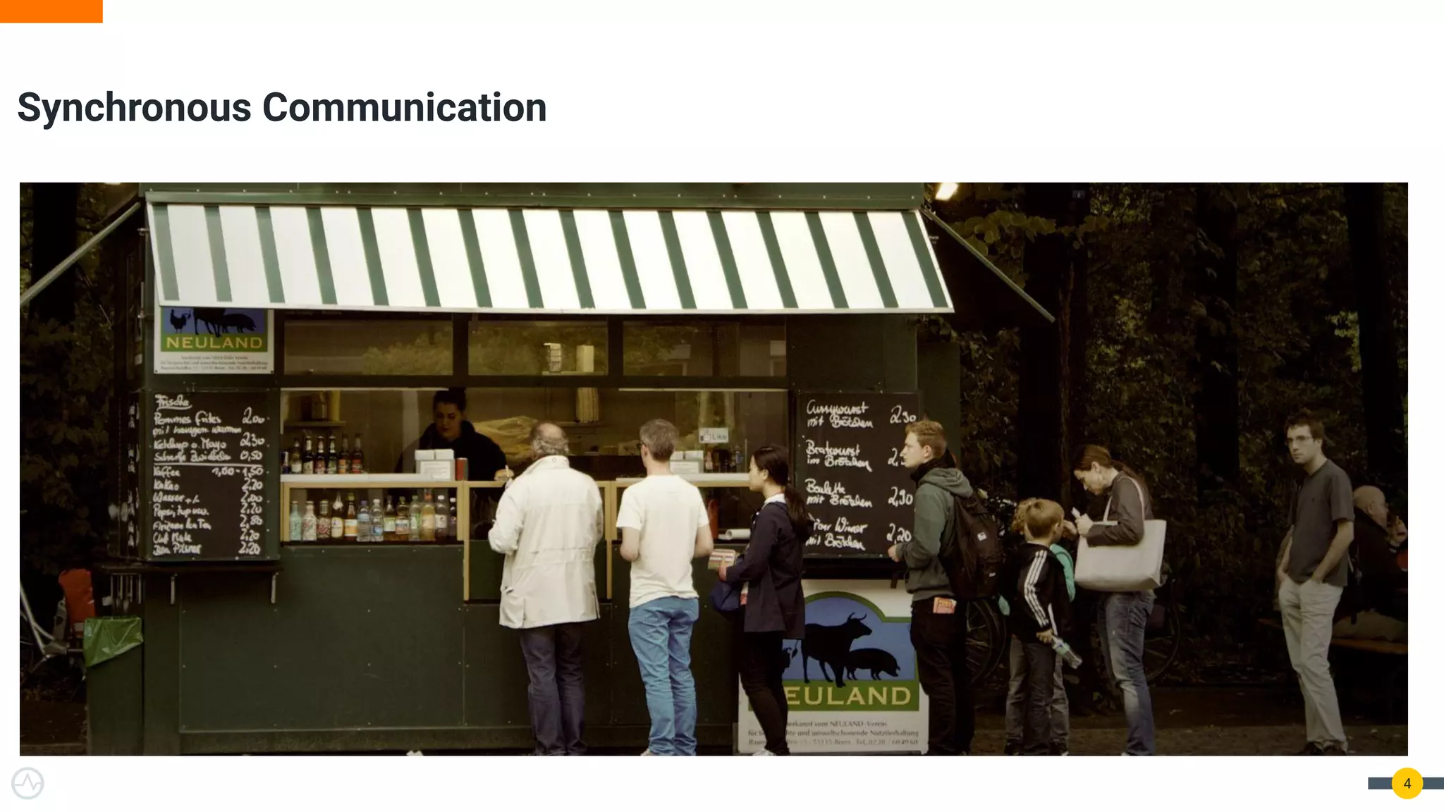 4
Synchronous Communication
 