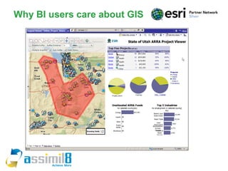 Why BI users care about GIS




                              12
 
