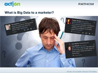 What is Big Data to a marketer?
 