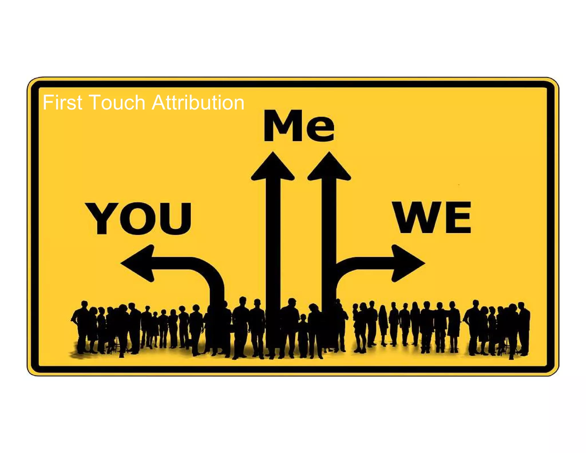 @TwitterHandle • #intelcontent@katrina_neal • #intelcontent
First Touch Attribution
 