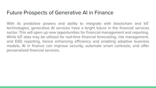 Leveraging Generative AI Services for Financial Forecasting and ...