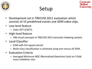 Leveraging high level and low-level features for multimedia event detection.2nd.revised