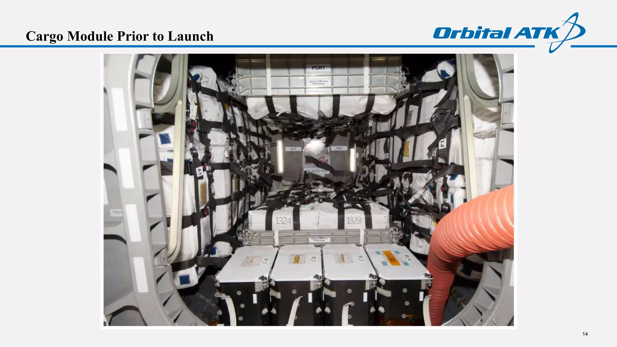 Cargo Module Prior to Launch
14
 