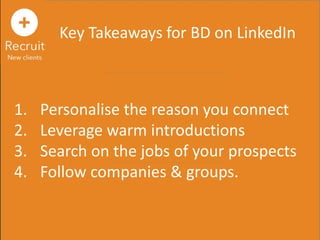 Leveraging LinkedIn for Business Development | PDF